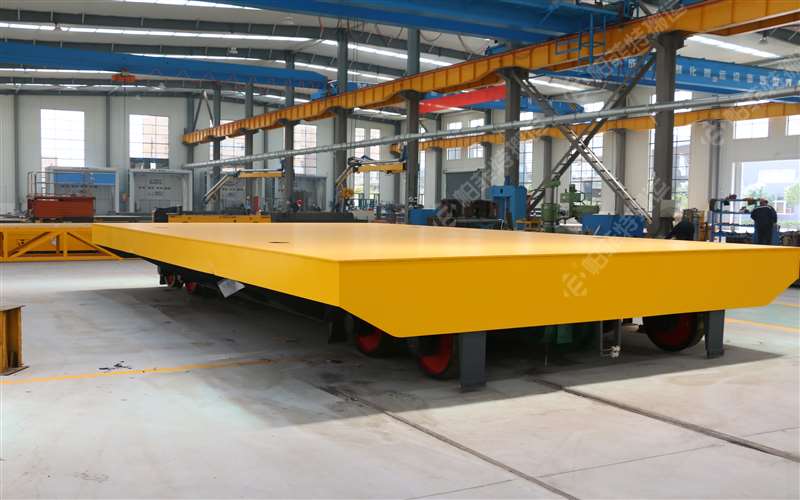 內蒙古通遼10噸有軌電動平車發貨成功