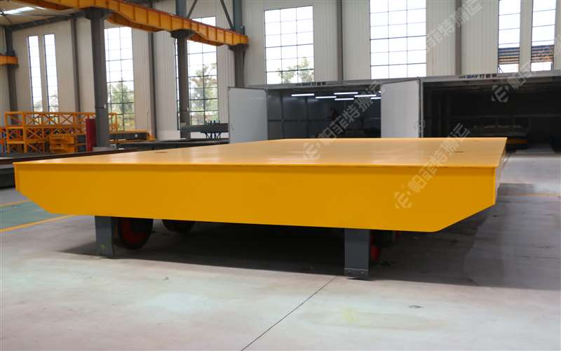 河北滄州20噸鋼管電動平板車發貨成功